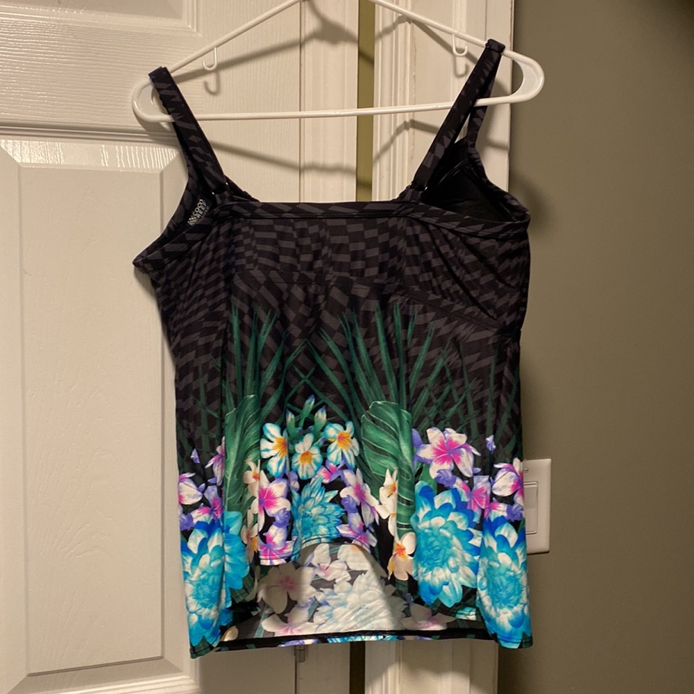 Coco Reef Bra Sized Underwire Tankini Top - Picture 4 of 6